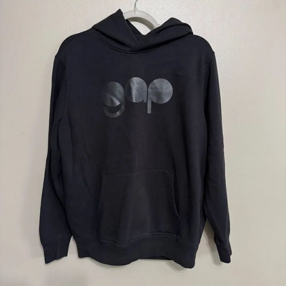 Gap black hooded sweatshirt size medium